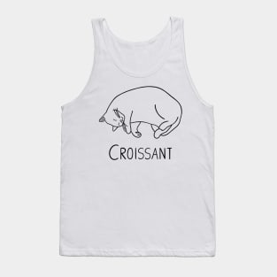 Croissant (black) Tank Top